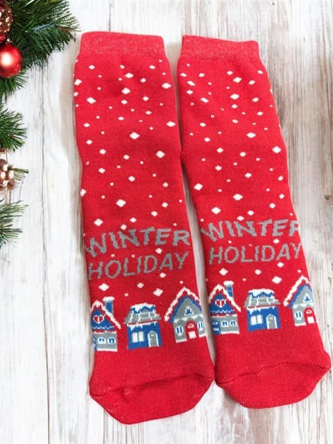 Шкарпетки теплі махрові Winter Holiday